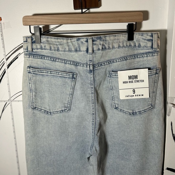 NEW refuge Denim MOM High Rise Stretch Jeans, Women’s Size 9 - Picture 7 of 10